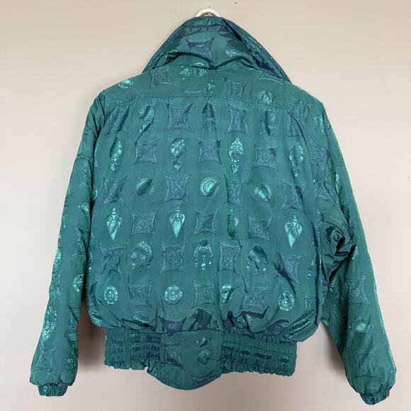 Vintage Nils Womens Ski Puffer Jacket 12 Blue 90s Y2K Retro Nostalgia Outdoor - Picture 12 of 12